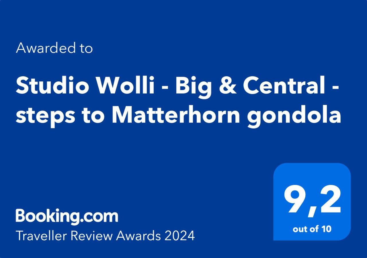 Studio Wolli - Stylish & Central - Steps To Matterhorn Gondola 체르마트 외부 사진